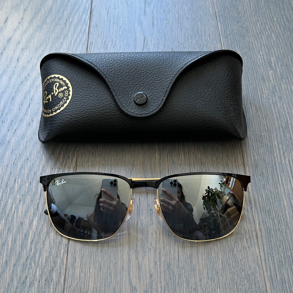 Ray-Ban mirror gradient lens sunglasses